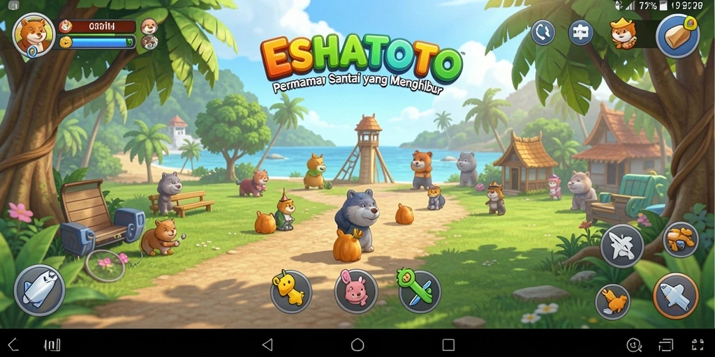 Tangkapan layar gameplay ESHATOTO menunjukkan momen seru.