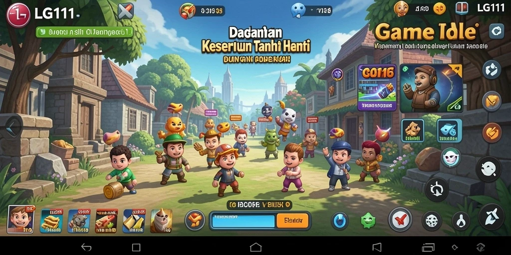 Tampilan gameplay LG111 yang seru dan mudah dipahami.