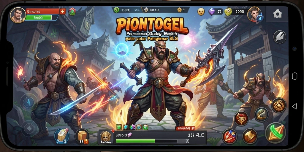 Tampilan screenshot PIONTOGEL menampilkan aksi pertempuran yang seru dan strategi SLG.