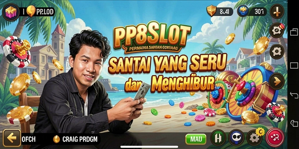 Tampilan menarik dari gameplay PP8SLOT yang menghibur dan santai.