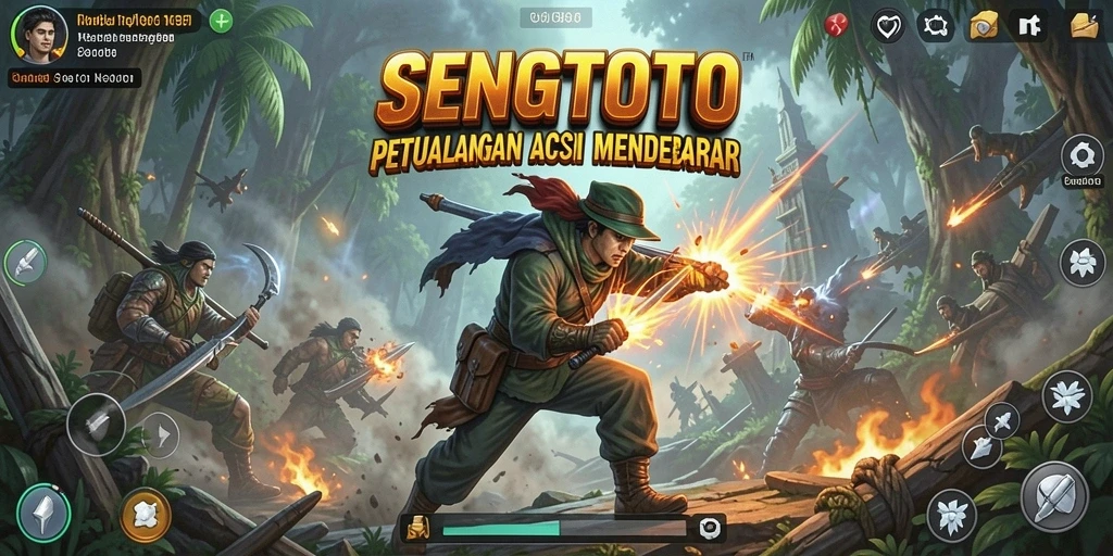 Tampilan aksi mendebarkan dalam game SENGTOTO yang penuh tantangan.