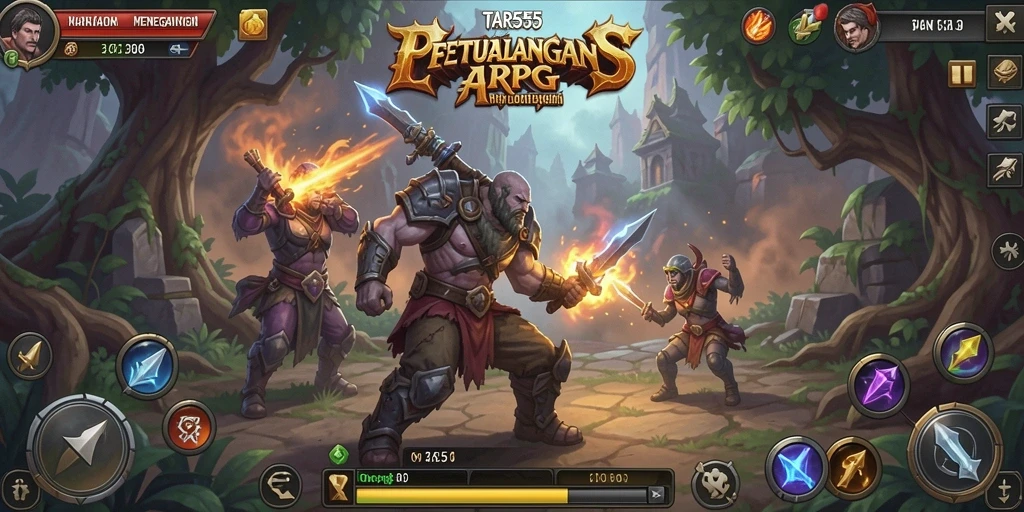 TAR555: Gameplay mendebarkan dalam dunia ARPG yang luas.
