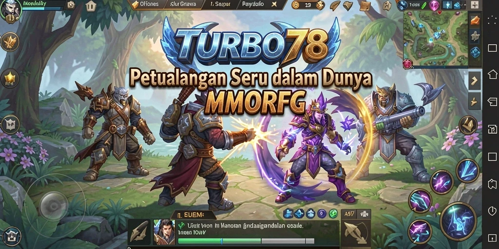 Tampilan gameplay TURBO78 yang menakjubkan dan mendebarkan.