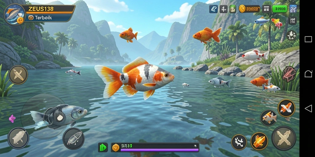 Tangkapan ikan besar di gameplay ZEUS138.